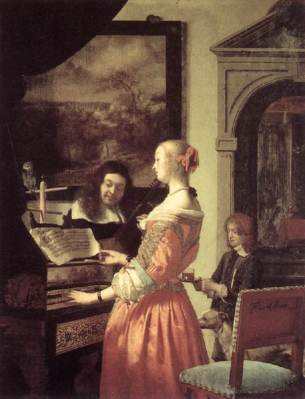 MIERIS, Frans van, the Elder Duet China oil painting art